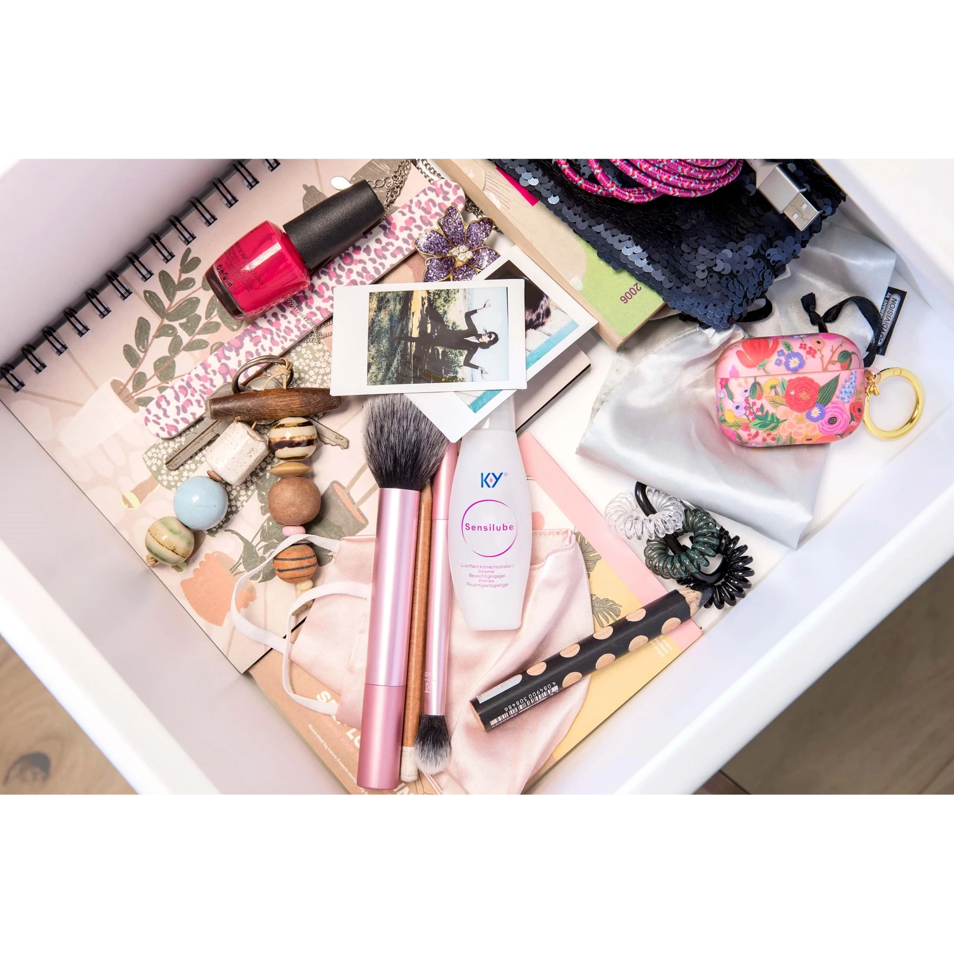 drawer with items